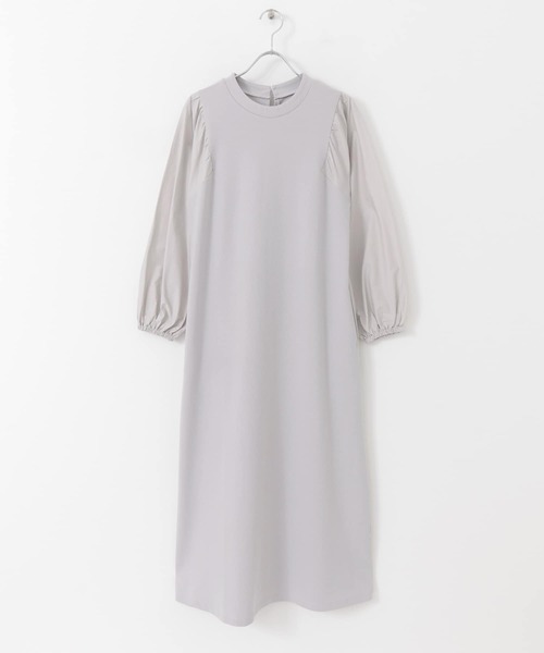 URBAN RESEARCH Sonny Label（アーバンリサーチサニーレーベル）の「ボリュームスリーブカットワンピース（ワンピース・レディース・カーキ/グレー/ブラック・FREE）」の13枚目の写真