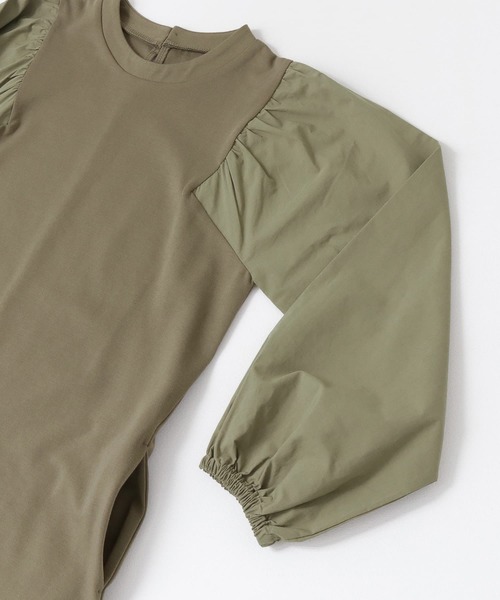 URBAN RESEARCH Sonny Label（アーバンリサーチサニーレーベル）の「ボリュームスリーブカットワンピース（ワンピース・レディース・カーキ/グレー/ブラック・FREE）」の16枚目の写真