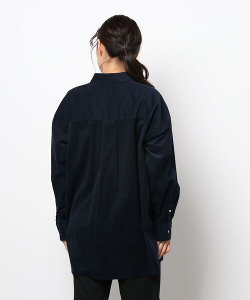 IENA（イエナ）の「ミジンコールシャツ◆（シャツ/ブラウス・レディース・ホワイト/ネイビー/ブラウン・38/36）」の11枚目の写真