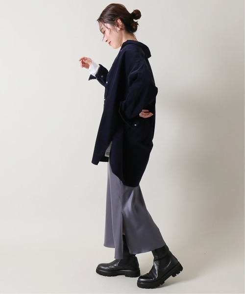 IENA（イエナ）の「ミジンコールシャツ◆（シャツ/ブラウス・レディース・ホワイト/ネイビー/ブラウン・38/36）」の6枚目の写真