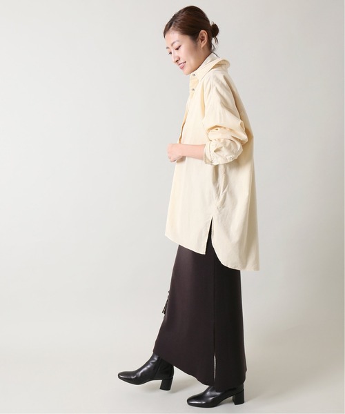 IENA（イエナ）の「ミジンコールシャツ◆（シャツ/ブラウス・レディース・ホワイト/ネイビー/ブラウン・38/36）」の12枚目の写真