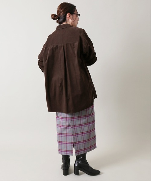 IENA（イエナ）の「ミジンコールシャツ◆（シャツ/ブラウス・レディース・ホワイト/ネイビー/ブラウン・38/36）」の14枚目の写真