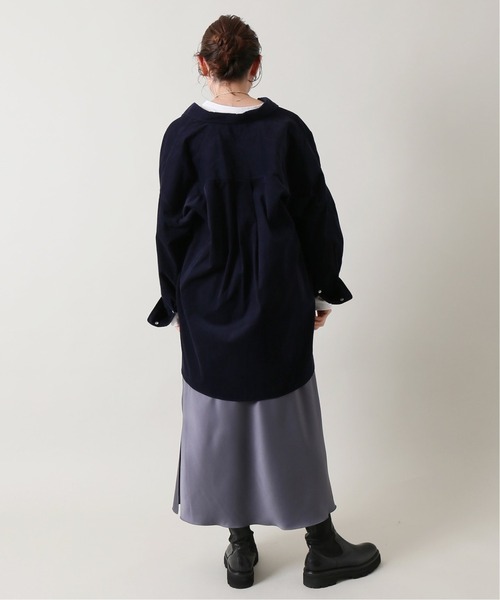 IENA（イエナ）の「ミジンコールシャツ◆（シャツ/ブラウス・レディース・ホワイト/ネイビー/ブラウン・38/36）」の16枚目の写真