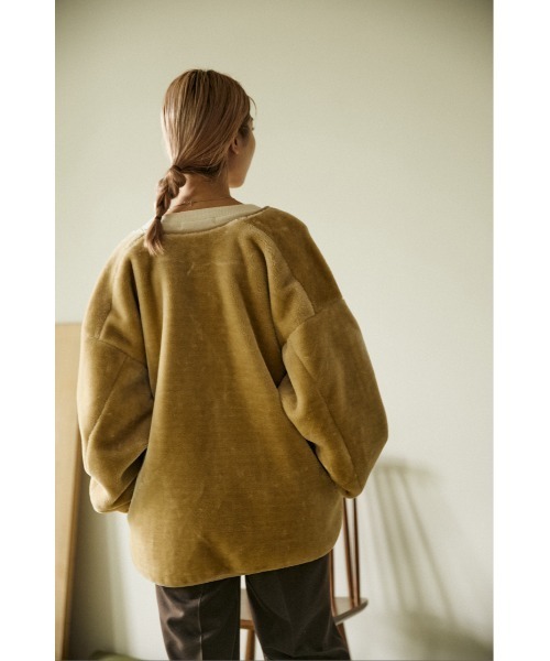 ブラックバイマウジー ファージャケット みみ】ブラックバイマウジー