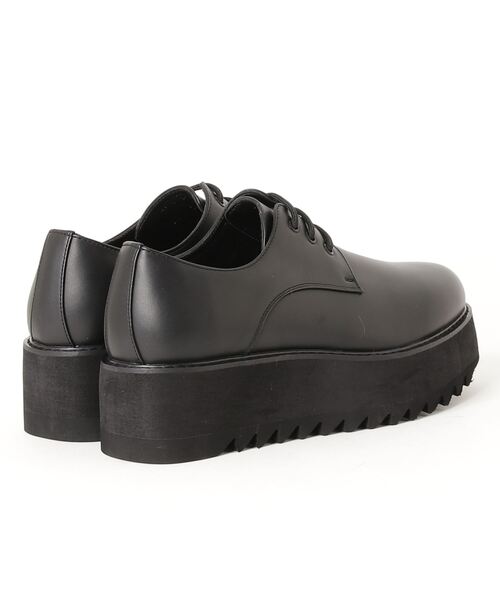 LOVEHUNTER（ラブハンター）の「Love Hunter / 3ホール厚底シャークソールオックスフォードシューズ(1712)（ドレスシューズ・メンズ・ホワイト/ブラック・42/40/44/43/41）」の3枚目の写真