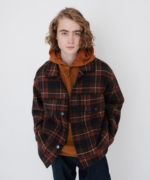 LEVI'S(R) MADE&CRAFTED(R) OVERSIZED TYPE II トラッカージャケット EXCURSION PLAID