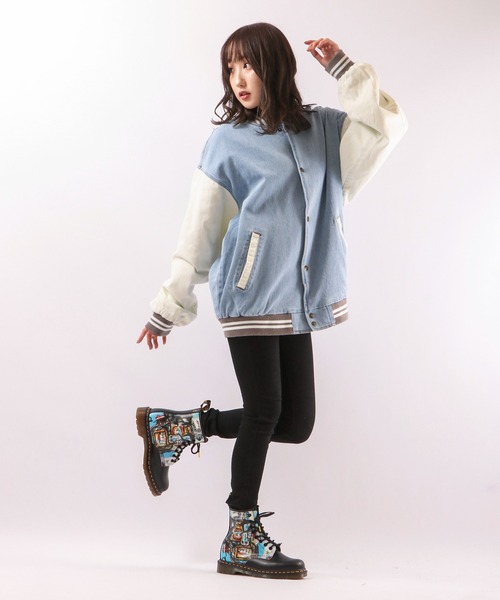 Dr. Martens（ドクターマーチン）の「Dr.Martens 1460 BASQUIAT（ブーツ・メンズ・ブラック・4/6/8/10/9/5/7/3）」の16枚目の写真