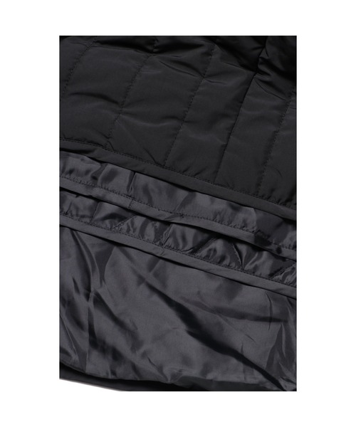 SENSE OF PLACE by URBAN RESEARCH（センスオブプレイスバイアーバンリサーチ）の「『URTECH』キルティングノーカラーロングコート（ナイロンジャケット・レディース・アイボリー/カーキ/ブラック・ONE）」の20枚目の写真