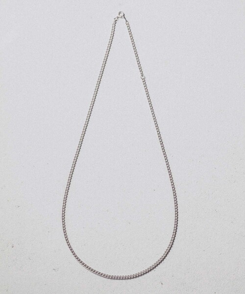 and cloud（アンドクラウド）の「Curb Chain Necklace M（ネックレス・レディース・ブラック/シルバー/イエローゴールド・FREE）」の6枚目の写真