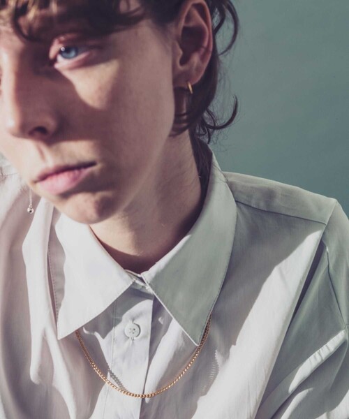 and cloud（アンドクラウド）の「Curb Chain Necklace M（ネックレス・レディース・ブラック/シルバー/イエローゴールド・FREE）」の12枚目の写真