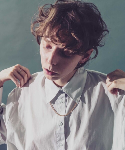 and cloud（アンドクラウド）の「Curb Chain Necklace M（ネックレス・レディース・ブラック/シルバー/イエローゴールド・FREE）」の3枚目の写真