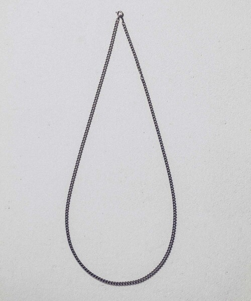 and cloud（アンドクラウド）の「Curb Chain Necklace M（ネックレス・レディース・ブラック/シルバー/イエローゴールド・FREE）」の17枚目の写真