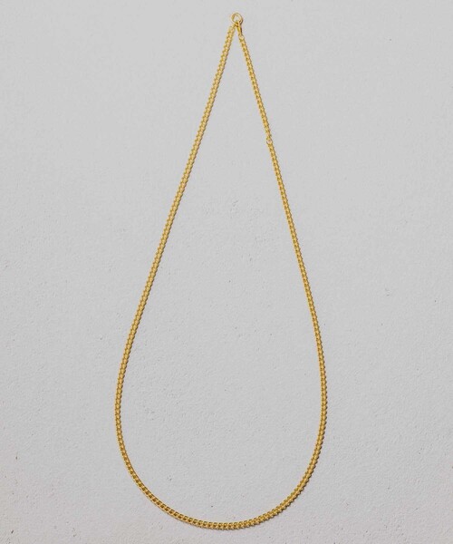 and cloud（アンドクラウド）の「Curb Chain Necklace M（ネックレス・レディース・ブラック/シルバー/イエローゴールド・FREE）」の4枚目の写真