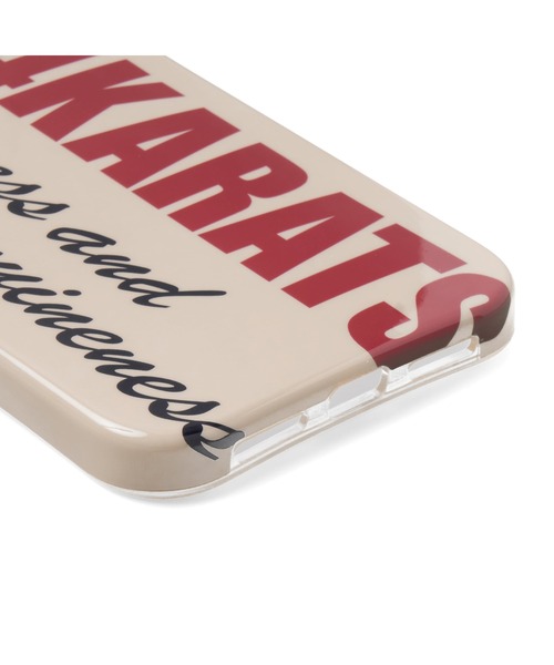 24karats（トゥウェンティーフォーカラッツ）の「Bold Logo iPhone Case 11（スマホケース/カバー・メンズ・ベージュ/ブラック/レッド・FREE）」の5枚目の写真