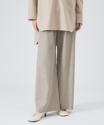 qualite | ウールツイルセミフレアパンツ◇セットアップ対応(その他パンツ)