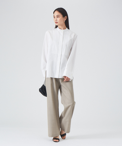 qualite（カリテ）の「ウールツイルセミフレアパンツ◇セットアップ対応（その他パンツ・レディース・ブラック/ブラウン系その他・38/36）」の7枚目の写真