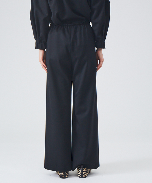 qualite（カリテ）の「ウールツイルセミフレアパンツ◇セットアップ対応（その他パンツ・レディース・ブラック/ブラウン系その他・38/36）」の8枚目の写真