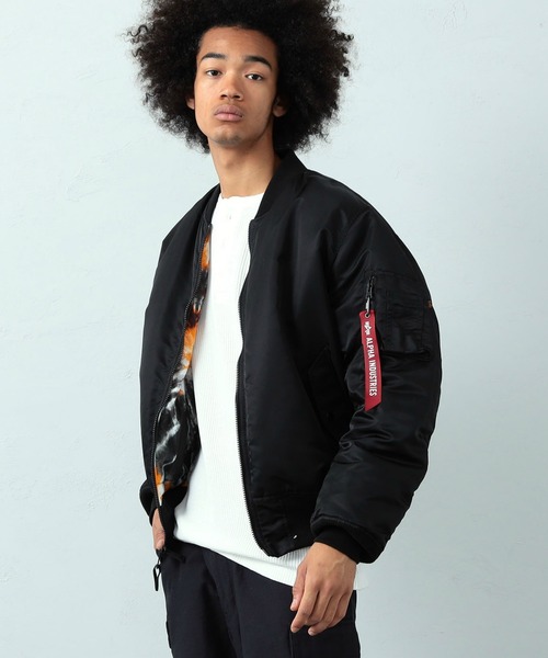 新販売 セール ユニセックス 2way プリントライニングリバーシブル Ma 1 Ma 1 Alpha アルファ のファッション 通販オンライン店舗 Arenatheatre Net