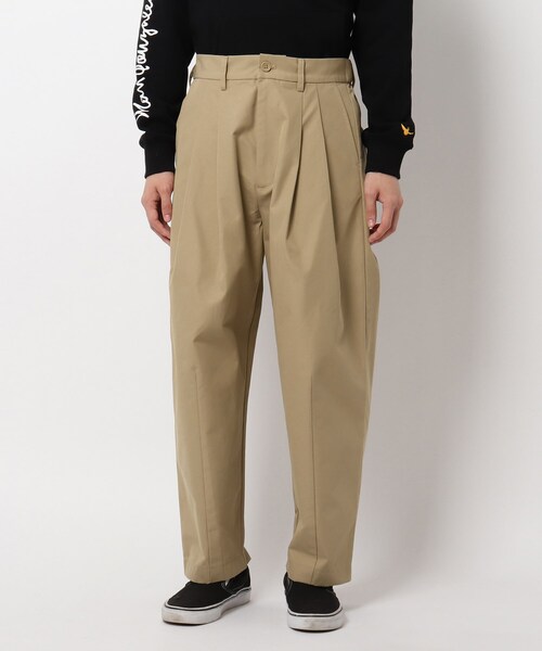 BASECONTROL（ベースコントロール）の「◆高密度 コットンポリエステル バルーンパンツ（その他パンツ・メンズ・ブラック/ベージュ/ネイビー/グリーン/アイボリー・03/02）」の6枚目の写真