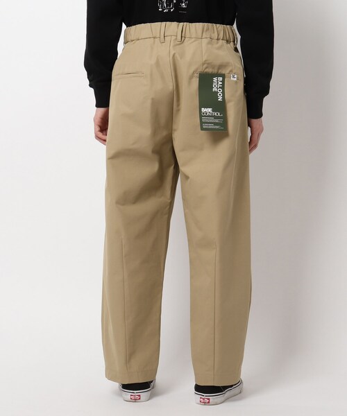 BASECONTROL（ベースコントロール）の「◆高密度 コットンポリエステル バルーンパンツ（その他パンツ・メンズ・ブラック/ベージュ/ネイビー/グリーン/アイボリー・03/02）」の8枚目の写真