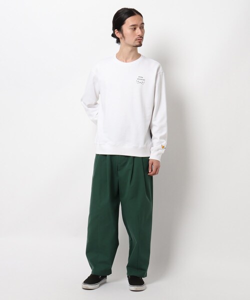 BASECONTROL（ベースコントロール）の「◆高密度 コットンポリエステル バルーンパンツ（その他パンツ・メンズ・ブラック/ベージュ/ネイビー/グリーン/アイボリー・03/02）」の15枚目の写真