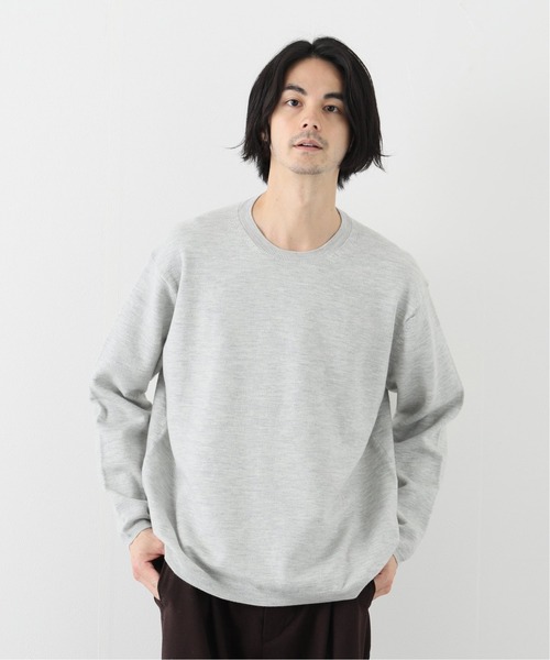 EDIFICE SELECT（エディフィスセレクト）の「【walenode / ウェルノード 】オーストラリアンwoolストレッチセーター（ニット/セーター・メンズ・ブラック/ライトグレー/ブラウン・1）」の3枚目の写真