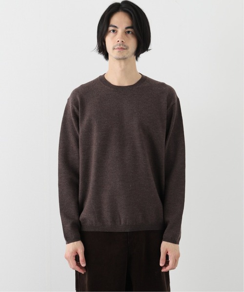 EDIFICE SELECT（エディフィスセレクト）の「【walenode / ウェルノード 】オーストラリアンwoolストレッチセーター（ニット/セーター・メンズ・ブラック/ライトグレー/ブラウン・1）」の6枚目の写真
