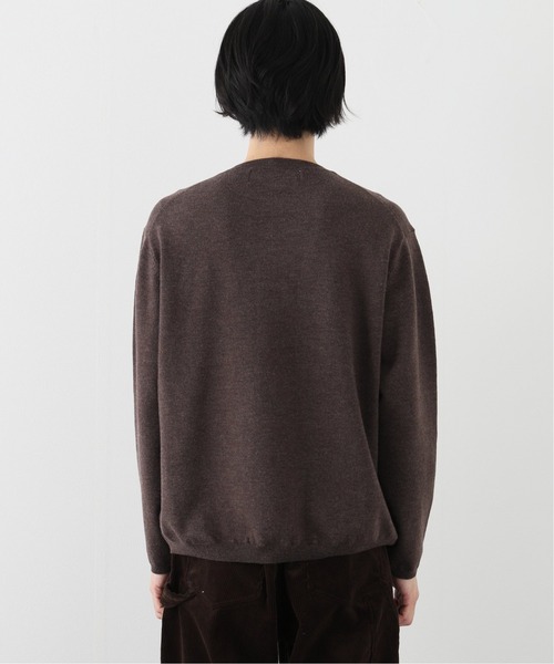 EDIFICE SELECT（エディフィスセレクト）の「【walenode / ウェルノード 】オーストラリアンwoolストレッチセーター（ニット/セーター・メンズ・ブラック/ライトグレー/ブラウン・1）」の19枚目の写真