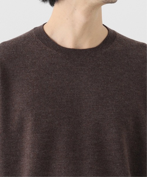 EDIFICE SELECT（エディフィスセレクト）の「【walenode / ウェルノード 】オーストラリアンwoolストレッチセーター（ニット/セーター・メンズ・ブラック/ライトグレー/ブラウン・1）」の17枚目の写真