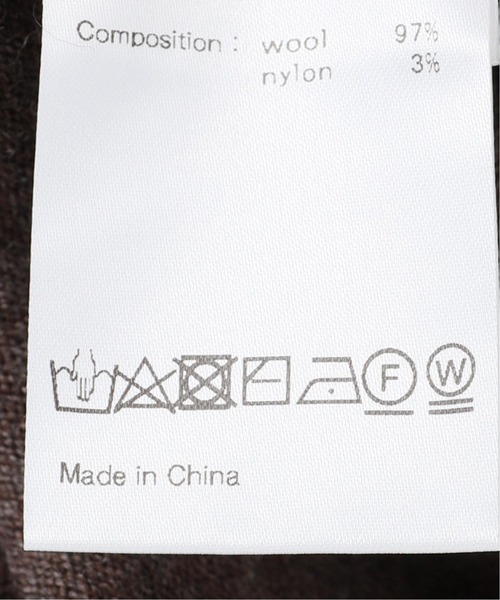 EDIFICE SELECT（エディフィスセレクト）の「【walenode / ウェルノード 】オーストラリアンwoolストレッチセーター（ニット/セーター・メンズ・ブラック/ライトグレー/ブラウン・1）」の16枚目の写真