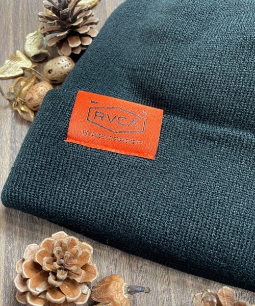 RVCA（ルーカ）の「WEB限定 RVCA-２FACE BEANIE（ニットキャップ/ビーニー・メンズ・ブラック/ブラウン/グレー/オレンジ・FREE）」の11枚目の写真