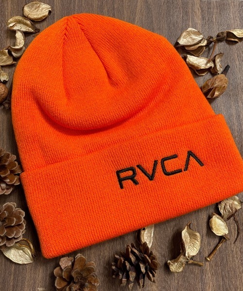 RVCA（ルーカ）の「WEB限定 RVCA-２FACE BEANIE（ニットキャップ/ビーニー・メンズ・ブラック/ブラウン/グレー/オレンジ・FREE）」の7枚目の写真