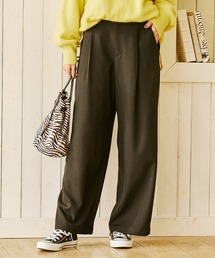 ウールライクワイドパンツ