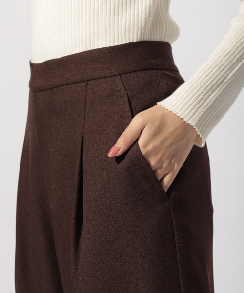 BAYFLOW(ベイフロー)の「ウールライクワイドパンツ(その他パンツ・レディース・ブラック/ブラウン/オフホワイト/ブルー・SMALL/MEDIUM)」の22枚目の写真