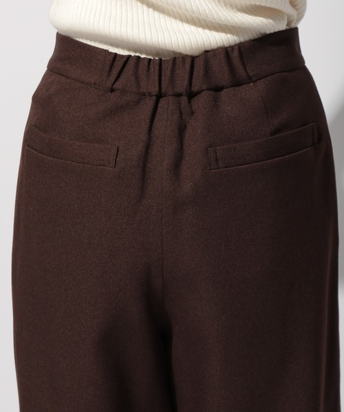 BAYFLOW(ベイフロー)の「ウールライクワイドパンツ(その他パンツ・レディース・ブラック/ブラウン/オフホワイト/ブルー・SMALL/MEDIUM)」の11枚目の写真