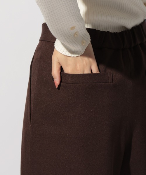 BAYFLOW(ベイフロー)の「ウールライクワイドパンツ(その他パンツ・レディース・ブラック/ブラウン/オフホワイト/ブルー・SMALL/MEDIUM)」の7枚目の写真