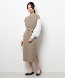 ANDGEEBEE | ブラウススリーブニットワンピ(ワンピース)