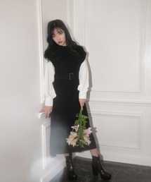 ANDGEEBEE | ブラウススリーブニットワンピ(ワンピース)