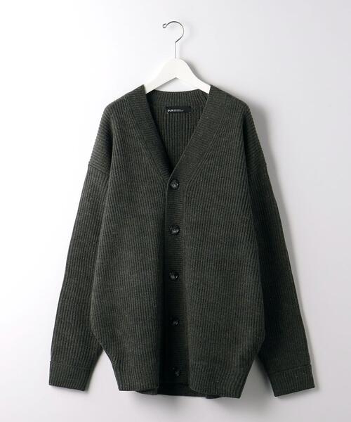 green label relaxing by 風早ゆうた（グリーンレーベルリラクシングバイカゼハヤユウタ）の「【WEB限定】＜KZ×green label relaxing＞畦 ニット カーディガン（カーディガン/ボレロ・メンズ・ダークブラウン/ブラック/ダークグレー・S/L/M）」の11枚目の写真
