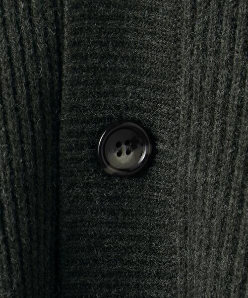 green label relaxing by 風早ゆうた（グリーンレーベルリラクシングバイカゼハヤユウタ）の「【WEB限定】＜KZ×green label relaxing＞畦 ニット カーディガン（カーディガン/ボレロ・メンズ・ダークブラウン/ブラック/ダークグレー・S/L/M）」の12枚目の写真