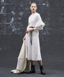 Drawer ドゥロワー ミラノ編みフリルスリーブニット 61387066_1_d_215.jpg