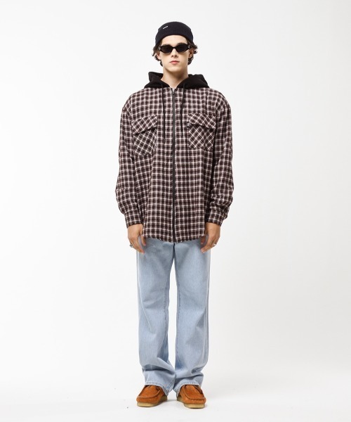 SHETHISCOMMA（シディスコンマ）の「【SHETHISCOMMA/シディスコンマ】STC HOOD SHIRTS（シャツ/ブラウス・メンズ・ブラック・FREE）」の14枚目の写真
