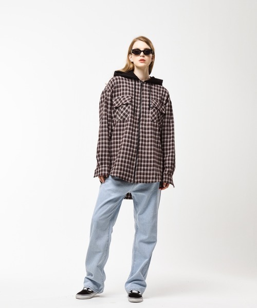 SHETHISCOMMA（シディスコンマ）の「【SHETHISCOMMA/シディスコンマ】STC HOOD SHIRTS（シャツ/ブラウス・メンズ・ブラック・FREE）」の15枚目の写真