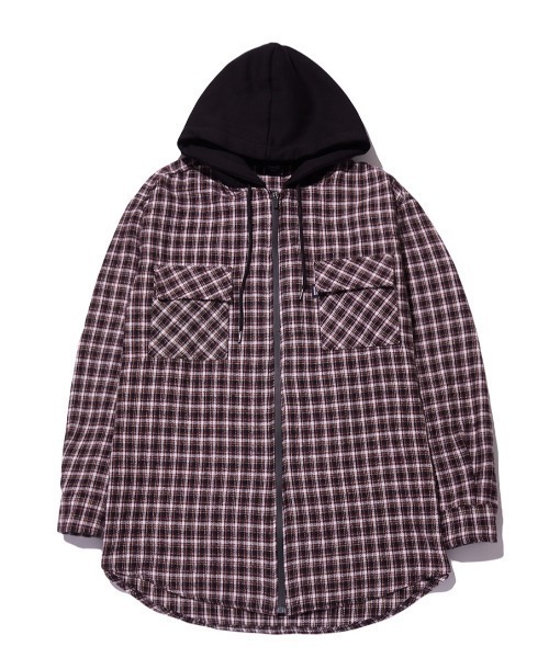 SHETHISCOMMA（シディスコンマ）の「【SHETHISCOMMA/シディスコンマ】STC HOOD SHIRTS（シャツ/ブラウス・メンズ・ブラック・FREE）」の11枚目の写真