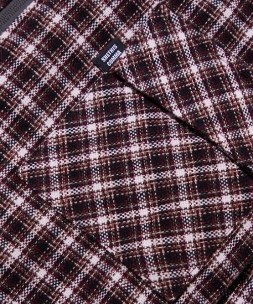 SHETHISCOMMA（シディスコンマ）の「【SHETHISCOMMA/シディスコンマ】STC HOOD SHIRTS（シャツ/ブラウス・メンズ・ブラック・FREE）」の9枚目の写真