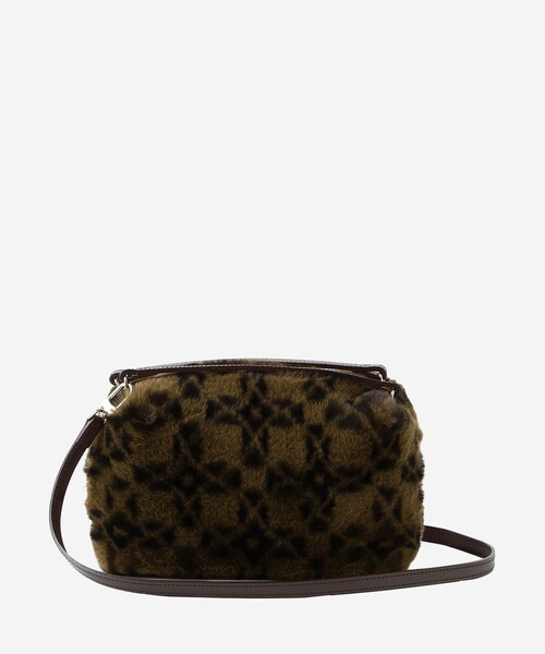 MACKINTOSH LONDON（マッキントッシュ ロンドン）の「アンドリューファーショルダーバッグ（ショルダーバッグ・レディース・ブラウン系その他4/チャコールグレー・FREE）」の2枚目の写真