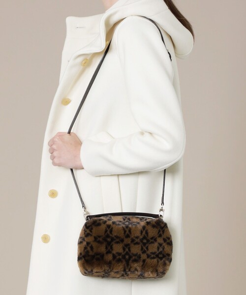 MACKINTOSH LONDON（マッキントッシュ ロンドン）の「アンドリューファーショルダーバッグ（ショルダーバッグ・レディース・ブラウン系その他4/チャコールグレー・FREE）」の13枚目の写真