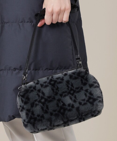 MACKINTOSH LONDON（マッキントッシュ ロンドン）の「アンドリューファーショルダーバッグ（ショルダーバッグ・レディース・ブラウン系その他4/チャコールグレー・FREE）」の9枚目の写真