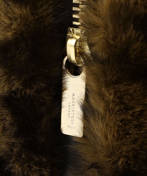 MACKINTOSH LONDON（マッキントッシュ ロンドン）の「アンドリューファーショルダーバッグ（ショルダーバッグ・レディース・ブラウン系その他4/チャコールグレー・FREE）」の14枚目の写真