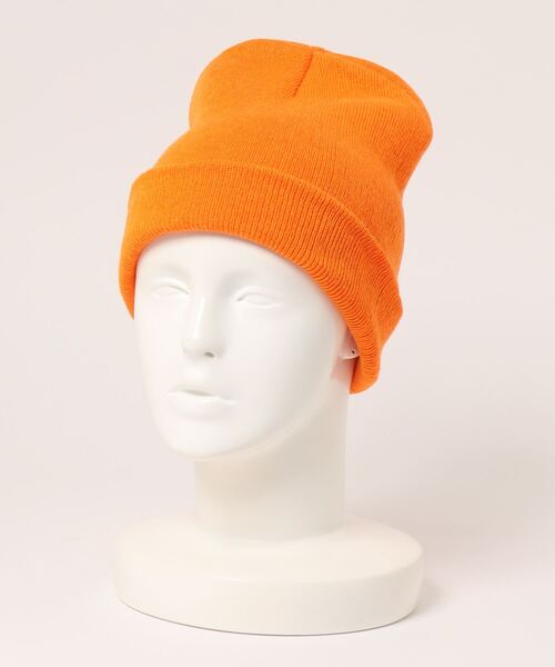 Anuenue（アヌエヌエ）の「カラフルニット帽（ニットキャップ/ビーニー・レディース・ライトブルー/ブラック/オレンジ/ブルー/モスグリーン/レッド/ダークブルー/ベビーピンク・FREE）」の8枚目の写真